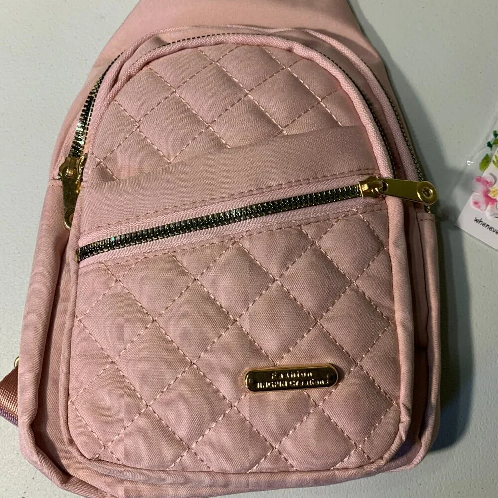 Little girl pink Princess sling pack bundle